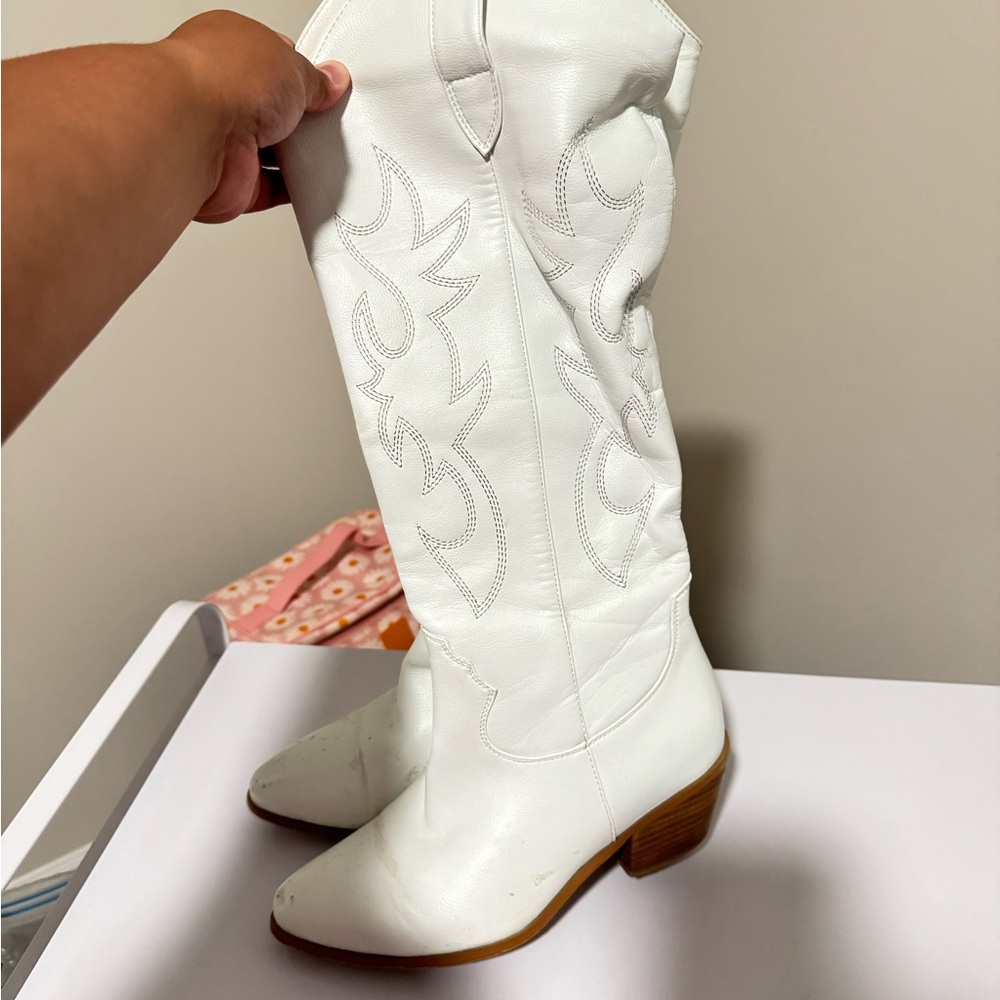 Billini White Over the Knee Boots